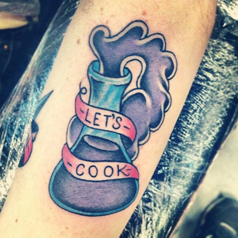 Уолтер Уайт тату