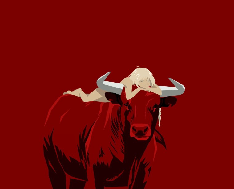 Красный бык Чикаго Буллз