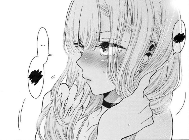 Марин Китагава аниме черно белые