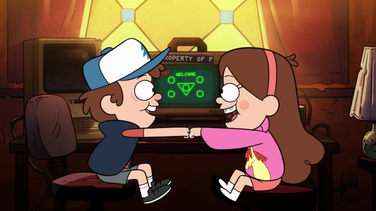 Диппер и Мейбл на двоих