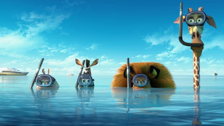 Глория Алекс и Марти Мадагаскар 3