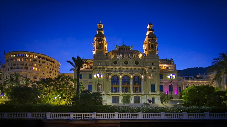 Казино Монте-Карло Монако ночь