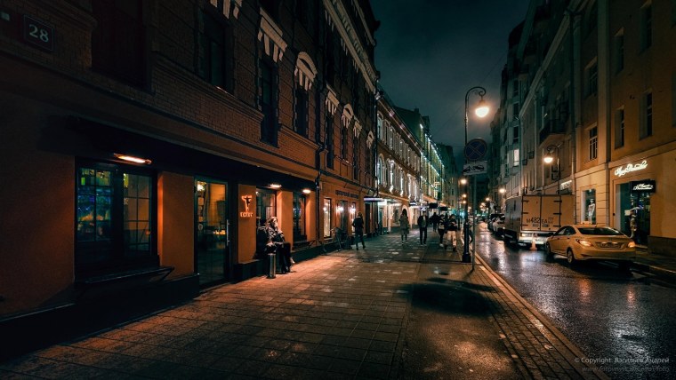Ночные улочки Москвы