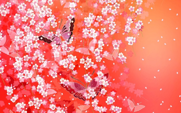 Фон бабочки