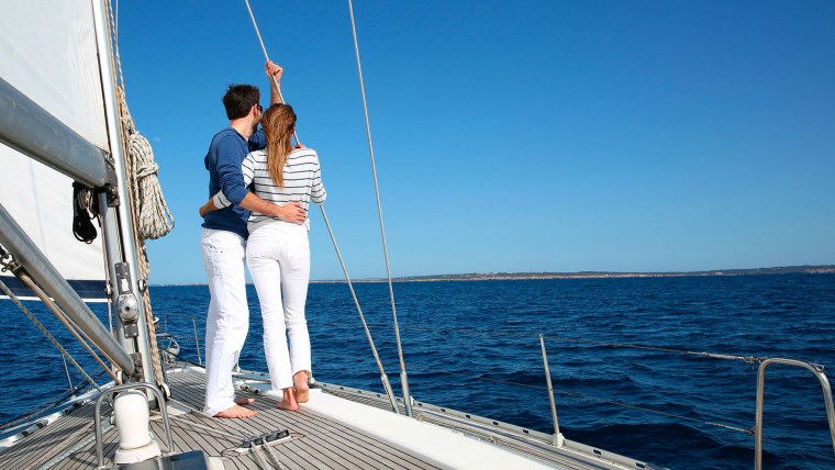 Отдыхающие на теплоходе