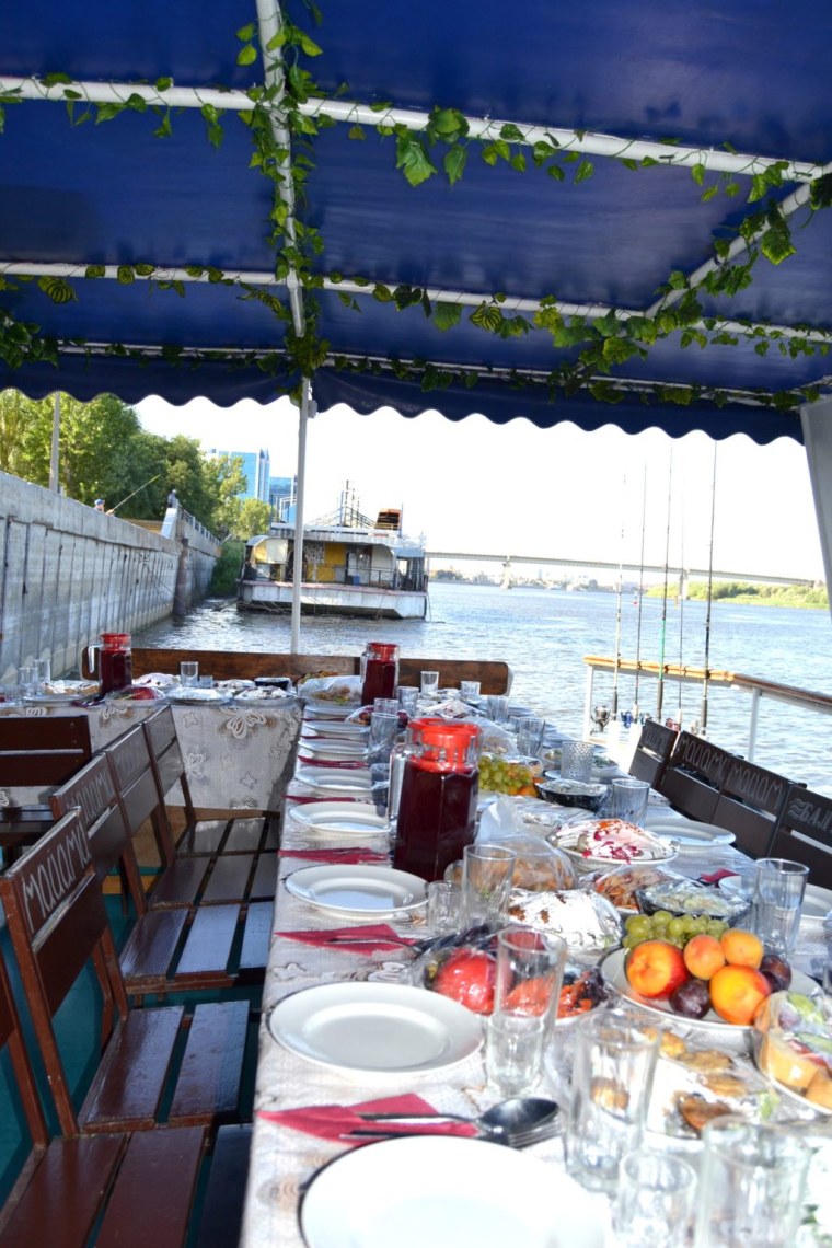 Верхняя палуба круизного лайнера