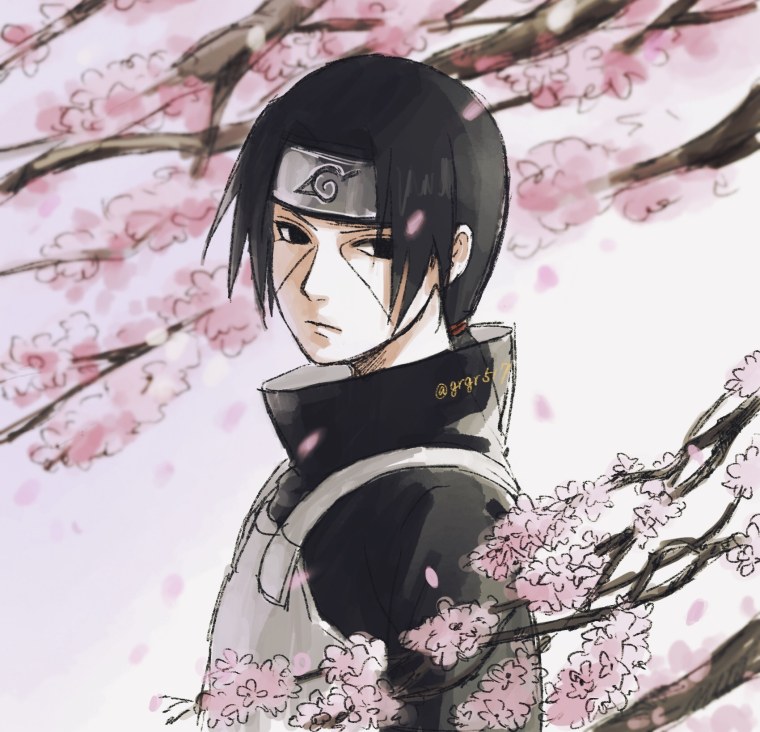 Итачи Учиха из аниме Наруто