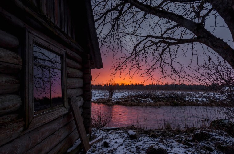 Ночь в деревне