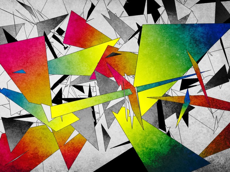 Абстракция из геометрических фигур