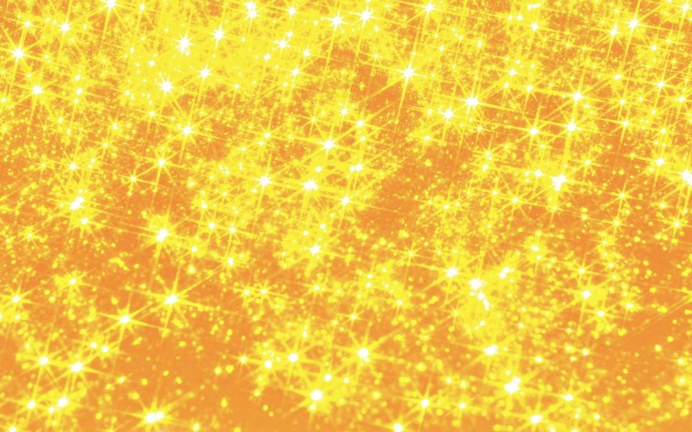 Желтые блестки