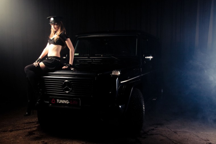Мерседес g63 АМГ И девушки