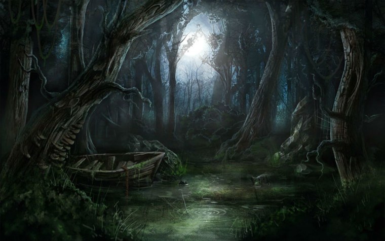 Страшный лес фэнтези