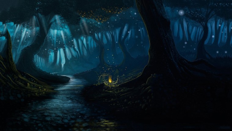 Фэнтези лес