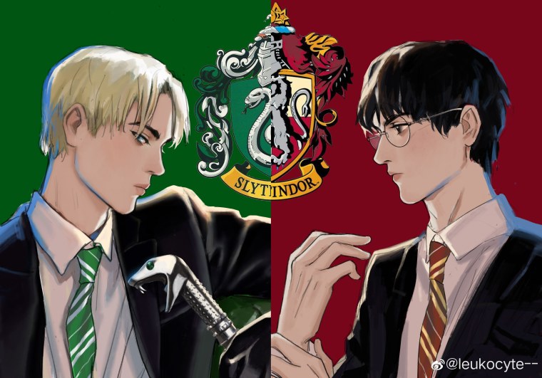 Гарри Поттер и Драко Малфой