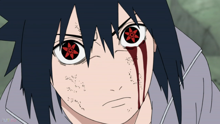 Шаринган Саске Учиха глаз