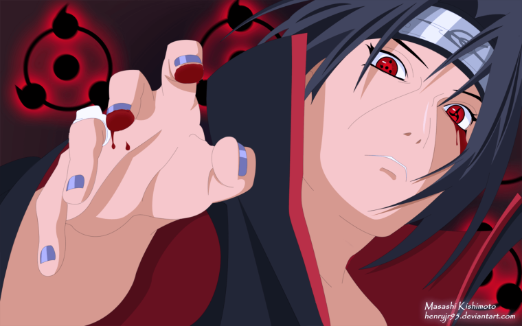 Шаринган 2 Томоэ Итачи