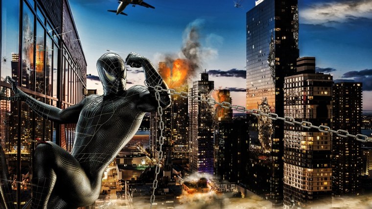 Город из человека паука