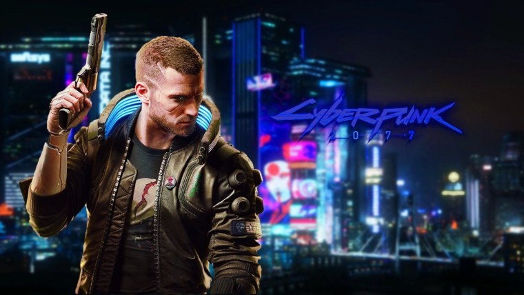 Неоновые вывески Cyberpunk 2077