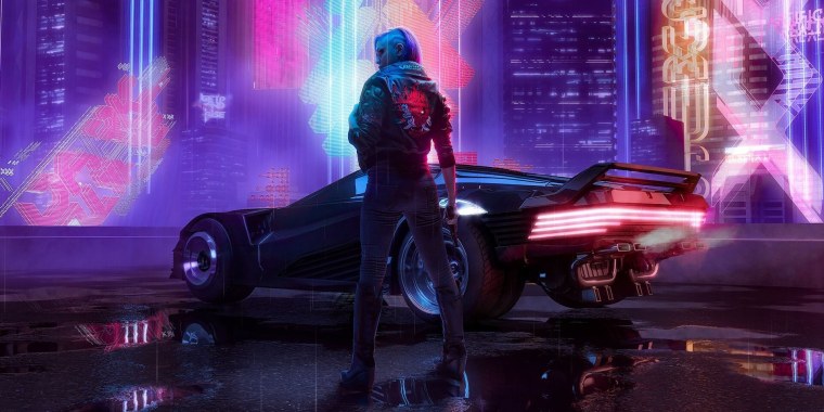 Буквы в стиле Cyberpunk 2077
