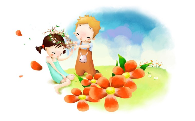 Яркие детские фоны