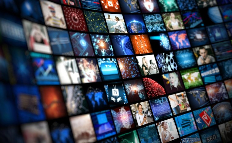 Много каналов на телевизоре