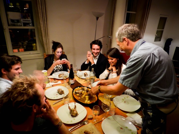 Застолье с друзьями