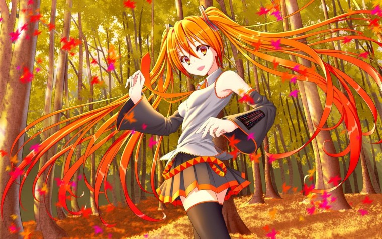 Хатсуне Мику осень