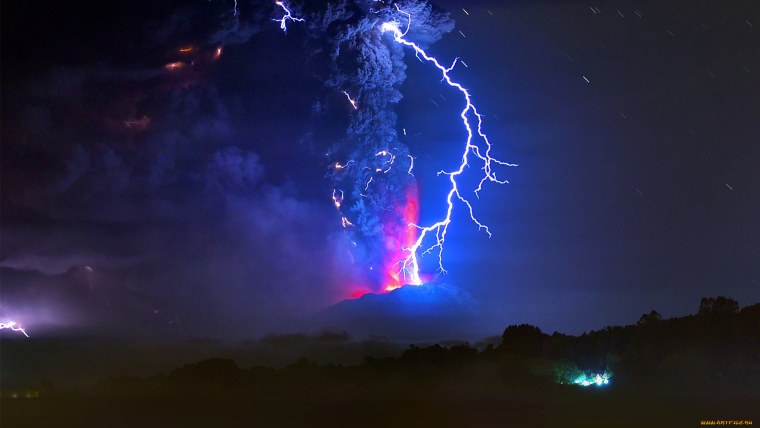Вулканические молнии