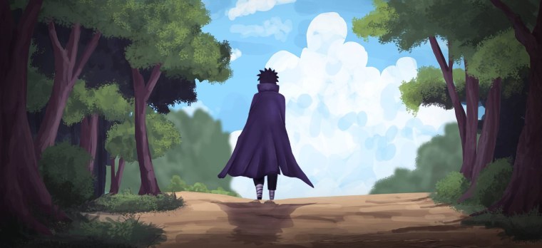 Саске в деревне