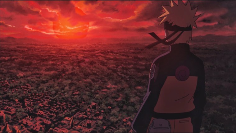 Закат в аниме Наруто