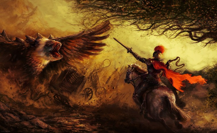 Рыцарь против чудовища