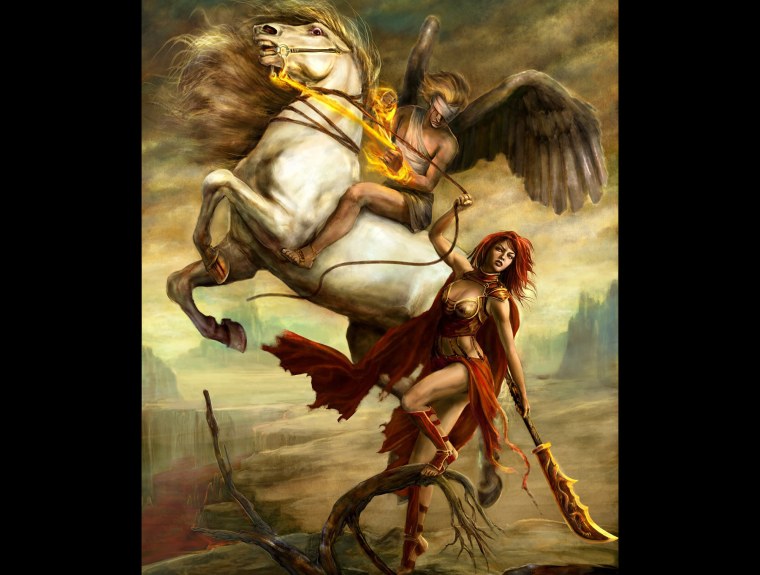 Валькирия на поле битвы