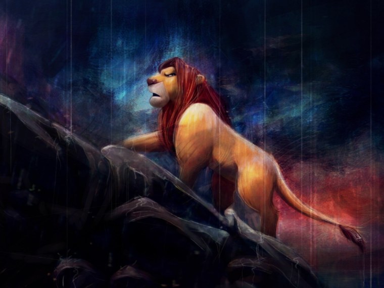 Обои на рабочий стол Король Лев