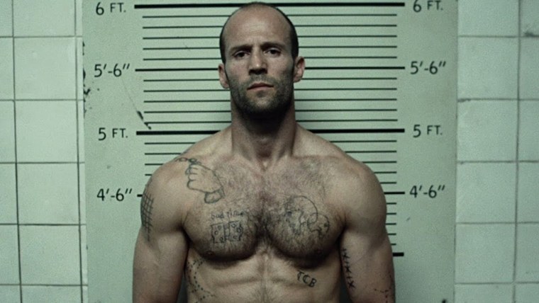 Джейсон Стэтхэм в фильме Смертельная гонка