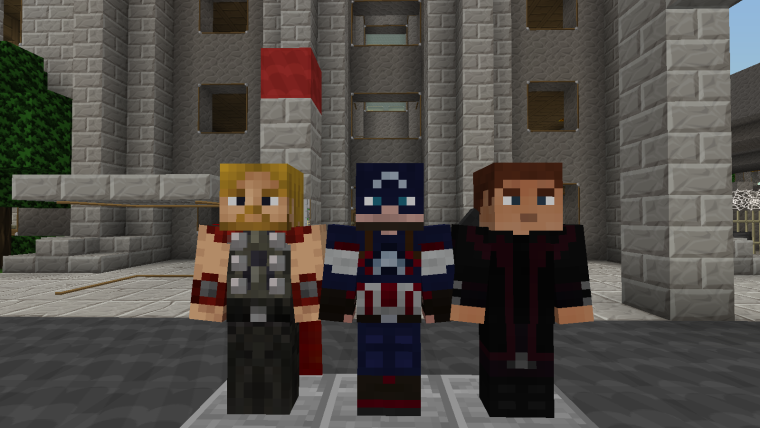 Майнкрафт мод на Мстителей