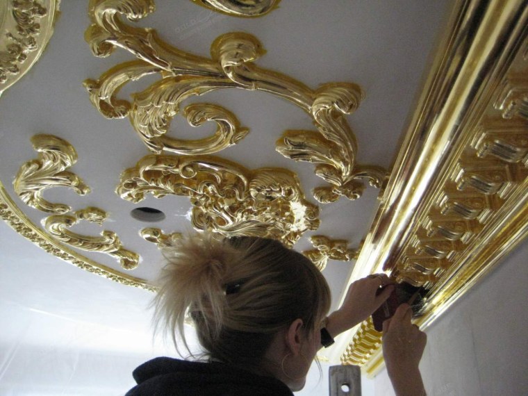 Золото поталь текстура