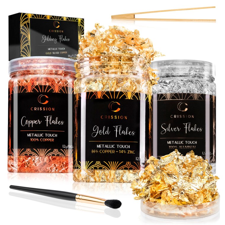 Золотая фольга фактура