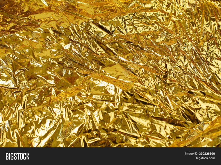 Золотая текстура сусального золота