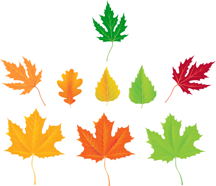 Маленькие листики осенние