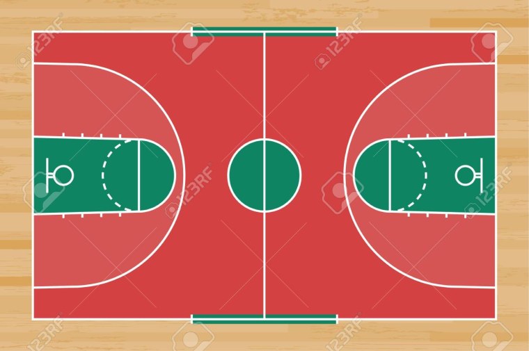 Баскетбольный корт НБА