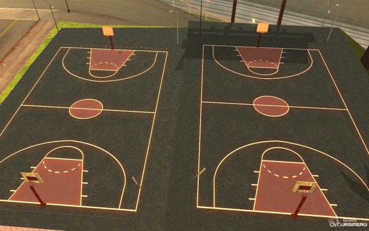 Баскетбольная площадка 28 на 15