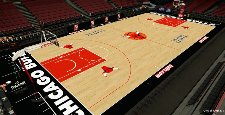 Баскетбольное поле на белом фоне