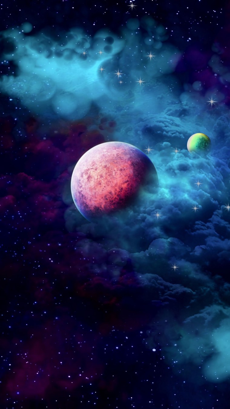 Космос планеты Галактики