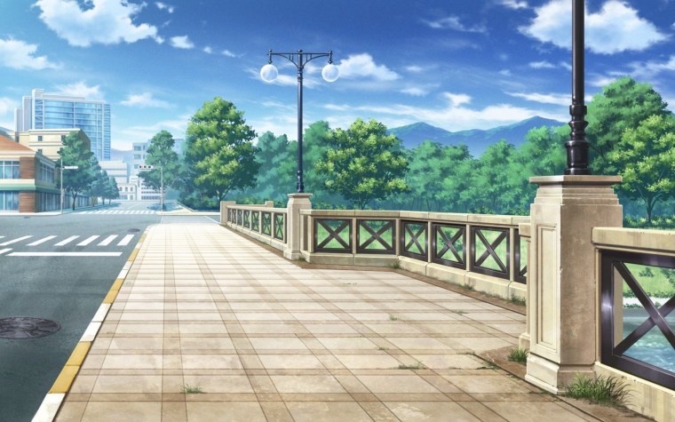 Аниме пейзаж