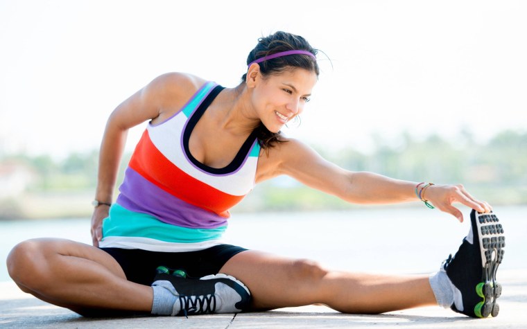 Девушка в хорошей физической форме