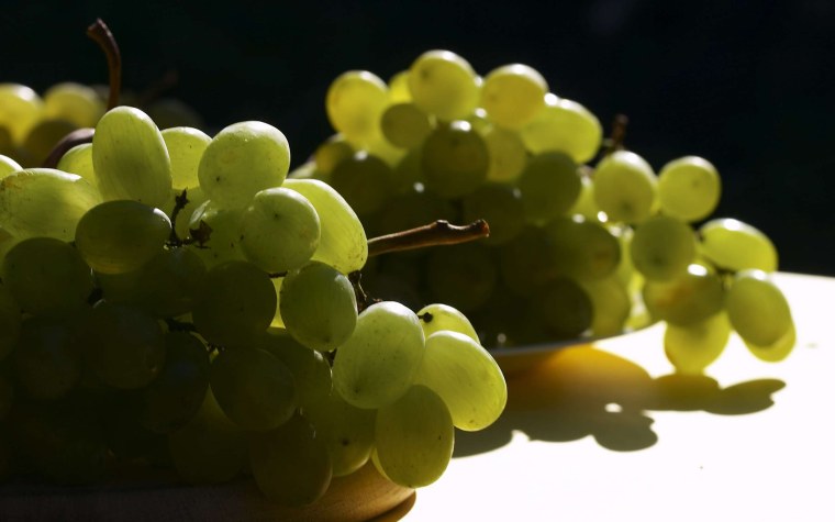 Виноград макро