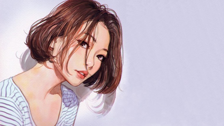 Мультяшные девочки с короткими волосами