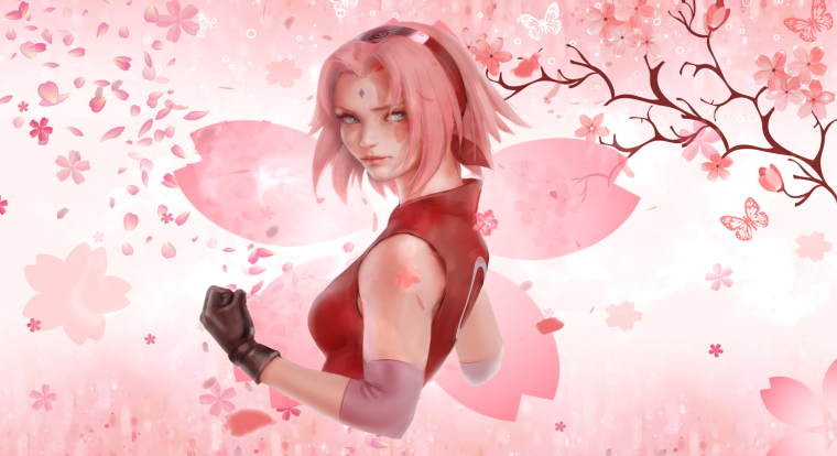 Аниме Наруто персонаж Сакура Харуно