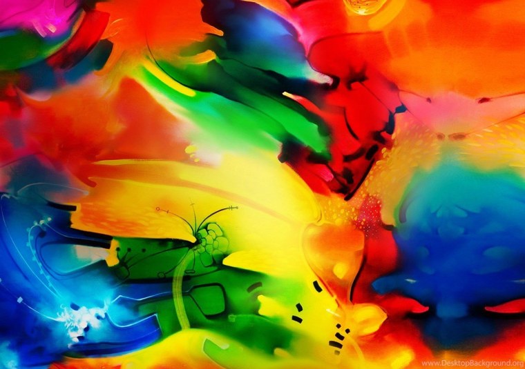 Яркие обои