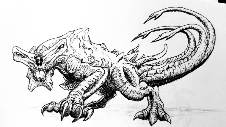 Кайдзю Шрайкторн сбоку